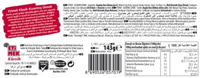 Etimek Klasik Kızarmış Ekmek 143 g 2li paket