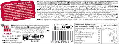 Etimek Klasik Kızarmış Ekmek 143 g 2li paket