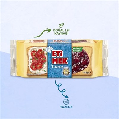 Etimek Tuzsuz Kızarmış Ekmek 148 g
