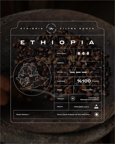 Etiyopya Filtre Kahve 250 Gram Chemex