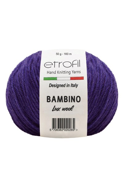 Etrofil Bambino Lux Wool, Mor - 70615