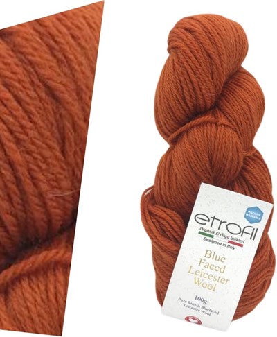 Etrofil Blue Faced Leicester Wool Burnt Orange 72132
