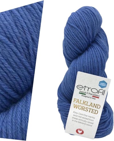 Etrofil Falkland Worsted, Cobalt 75175