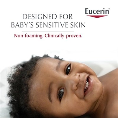 Eucerin Bebek Egzama Giderici Krem Vücut Yıkama, Egzama Vücut Yıkama Bebekler için, 13.5 Fl Oz Şişe