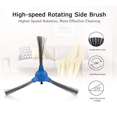 Eufy RoboVac 11S, RoboVac 12, RoboVac 15C, RoboVac 30, RoboVac 30C, RoboVac 35C Vakum, 6 Paket için Yan Fırça Değiştirme