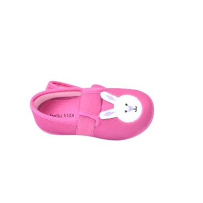EVA COMFORTLİNE KAYDIRMAZ TABAN KEÇE KUMAŞLI, İÇ ASTARLI ÜŞÜMEYEN AYAKLAR LASTİKLİ BİLEK KIZ ÇOCUK PANDUF TERLİK