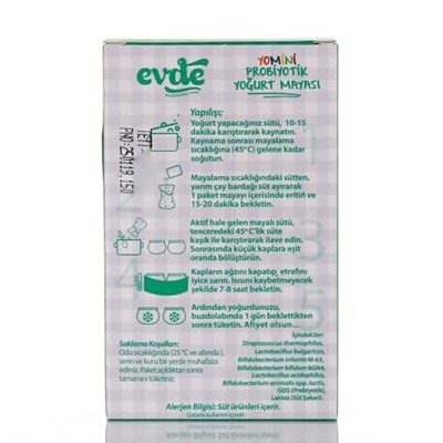 Evde Yomini Yoğurt Mayası 5li Paket