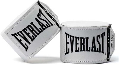 Everlast Elite Profesyonel El Sargıları, P00003324-180-İnç, Elit Beyaz - Seçenekler: 180-Inch, Extra Large
