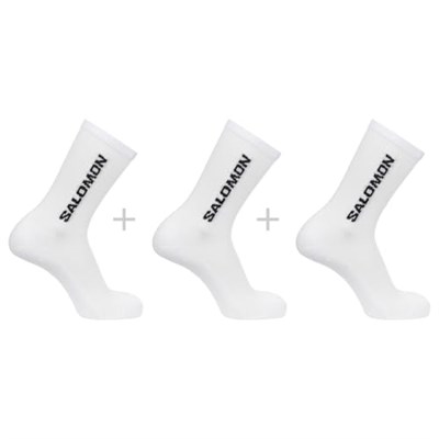 Everyday Crew 3-Pack Unisex Beyaz Günlük Stil Çorap LC2086000