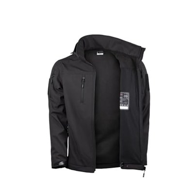 EVOLİTE ALPHA TACTİCAL SOFTSHELL ERKEK OUTDOOR MONT SİYAH