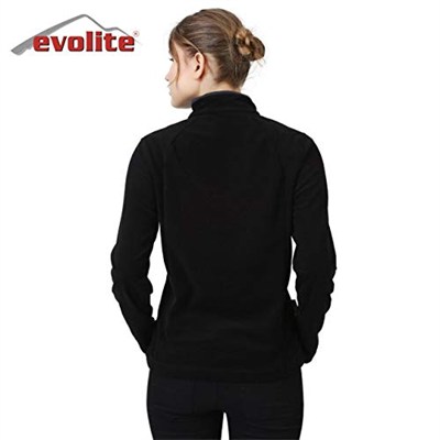 Evolite Fuga Bayan Mikro Polar Sweater - Siyah