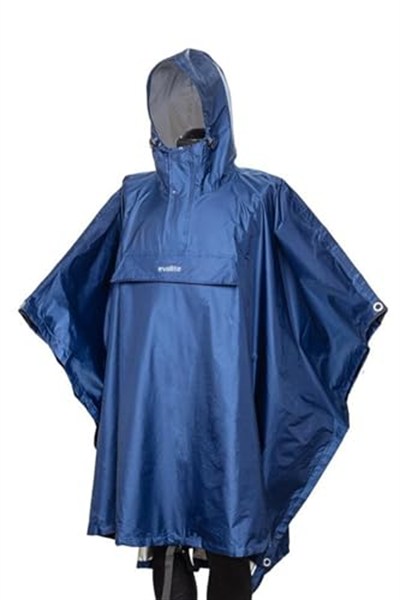 Evolite Raintech 3000mm Ripstop Yağmurluk Panço - Tarp Mavi L-XL
