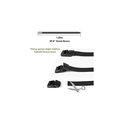 Evolite Stretch Outdoor Kemer Gri 125 125