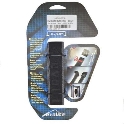 Evolite Stretch Outdoor Kemer Siyah 115 115