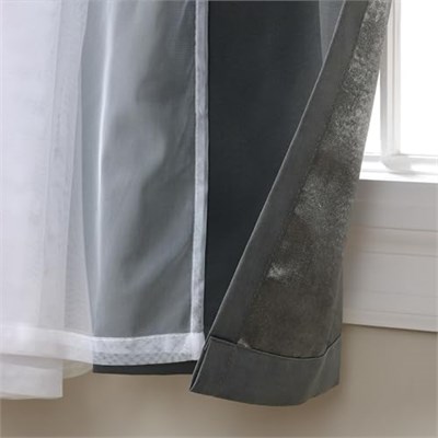 Exclusive Home Curtains Catarina perde, çok katmanlı, masif karartma perdesi ve tül yüzeyli yarı saydam pencere perdesi, 52 x 96 cm,  - Seçenekler: 52x63, 52x108, 52x120, 132G x 243.8U cm (2 Panel)...