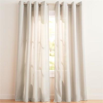 Exclusive Home Curtains Loha Keten Gromet Üst Perde Panel Çifti, 54x84, Doğal - Seçenekler: 54x63, 54x84, 54x96, 54x108, 54x120...