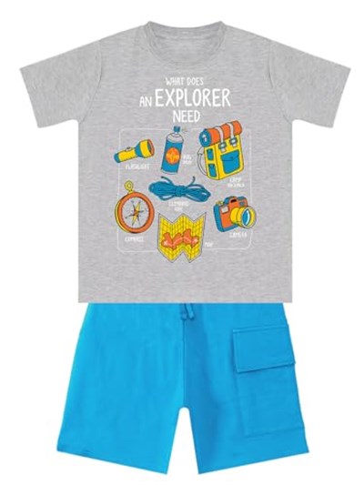 Explorer Erkek Çocuk T-shirt Şort Takım