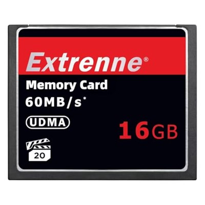 Extreme 16GB Kompakt Flaş Bellek Kartı 60MB/s Kamera CF Kartı