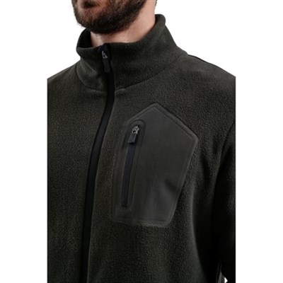 Exuma Fermuarlı Erkek Polar 2312003 Siyah M