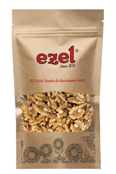 Ezel Kuruyemiş Ceviz İçi 250g – Taze ve Doğal - Zipli Ambalaj