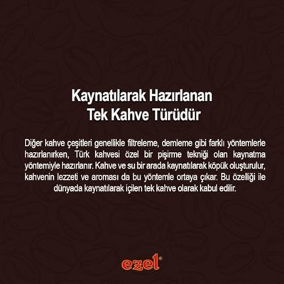 Ezel Türk Kahvesi - Az Kavrulmuş Taze Öğütülmüş - 2li Mega Paket
