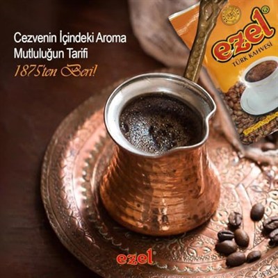 Ezel Türk Kahvesi - Az Kavrulmuş Taze Öğütülmüş - 2li Mega Paket