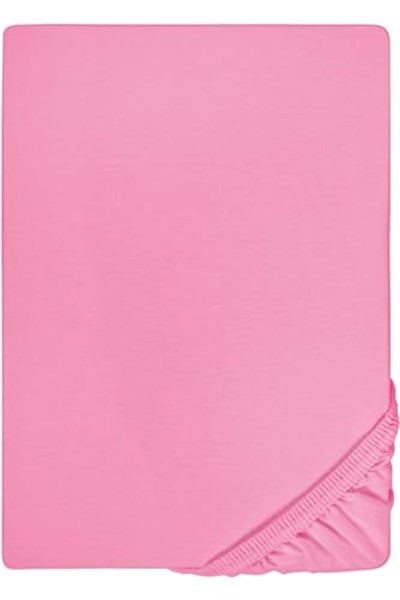 Ezgi Organik%100 Pamuk Lastikli Bebek Çarşafı Geniş Ölçü Aralığı Pembe 60x120 cm, bebekcrsf