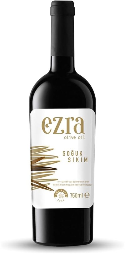 Ezra Olive Oil Soğuk Sıkım Naturel Erken Hasat 750 ml Zeytinyağı