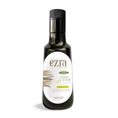Ezra Olive Oil Soğuk Sıkım Naturel Erken Hasat 250 ml Limonlu Zeytinyağı