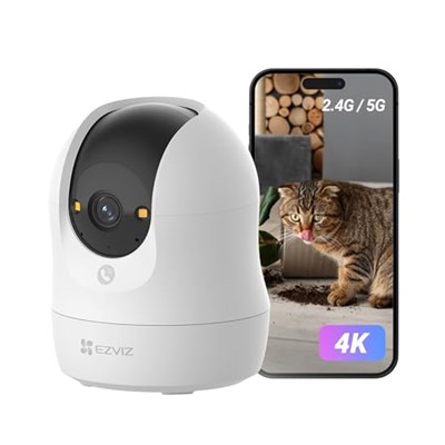 Ezviz EP8 6MP+2MP 3K+/1080P Çift Kameralı Akıllı Akıllı Görüntülü Dış Kapı Kamerası, Dokunmatik Ekranlı, Bataryalı, Gelişmiş Ev Güvenlik Sistemi