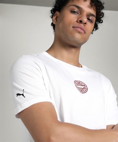 F1 China Erkek Beyaz Günlük Stil T-Shirt 63017402