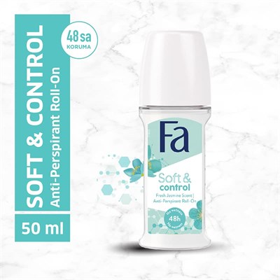 Fa Kadın Soft & Control Roll-On 50 ml Yasemin Kokulu 1 Adet - Seçenekler: Tekli, İkili