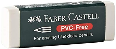 Faber-Castell 188121 - Silgi 7081 N PVC içermez, plastik, beyaz