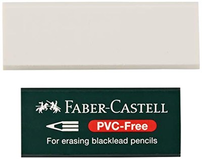Faber-Castell 188121 - Silgi 7081 N PVC içermez, plastik, beyaz