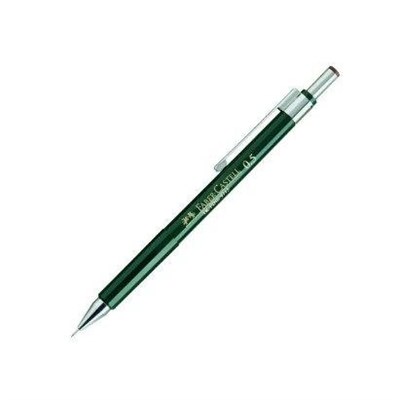 Faber-Castell 9715 Yeşil Versatil 0.5MM - Bedenler: 0,5 mm, HB, 0,35 mm, HB, 0,7 mm, 0,9 mm