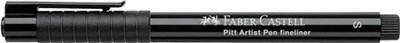 Faber-Castell Çizim Kalemi Pitt Artist Pen, Çizgi Kalınlığı S, Renk 199, Siyah