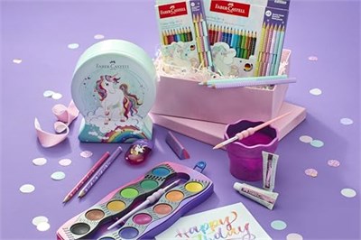 FABER-CASTELL Connector Unicorn Suluboya 12li