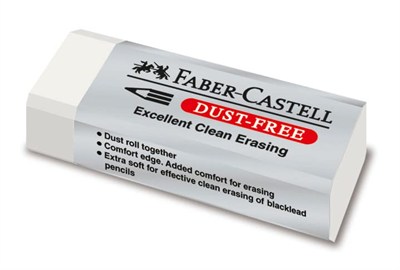 Faber-Castell Dust-Free Beyaz Silgi - Büyük Boy