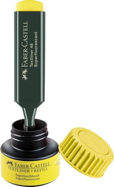 Faber-Castell Fosforlu Kalem, 6+2 Li Poşet, 6 Renk