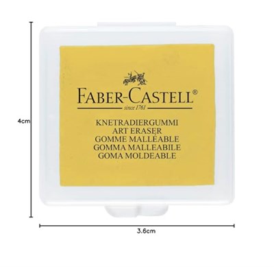 Faber-Castell Hamur Silgi Pls Kutulu Renkli, 1 adet
