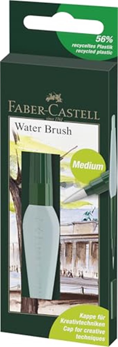 Faber-Castell Hazneli suluboya fırçası Beyaz