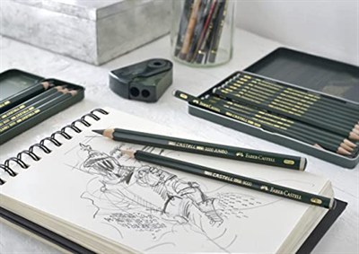 Faber-Castell Kurşun kalem, kauçuk uçlu, sertlik derecesi HB Jumbo 2B