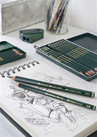 Faber-Castell Kurşun kalem, kauçuk uçlu, sertlik derecesi HB Jumbo 2B