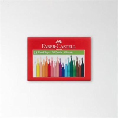 Faber-Castell Pastel Boya, 18 Renk, Yumuşak ve Canlı Renkler, Rahat Kullanım, Etkili Uygulama, Sanatsal ve Eğitsel Aktiviteler İçin - Seçenekler: 12 Renk, 18 Renk, 24 Renk