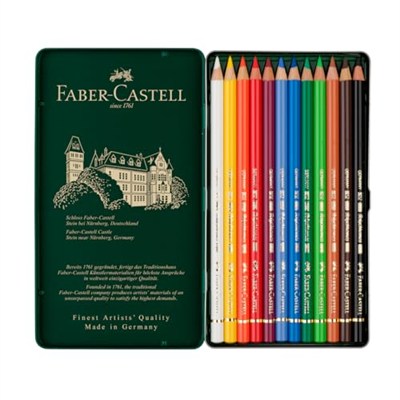 Faber-Castell Polychromos Kuru Boya Kalemi, 12 Renk