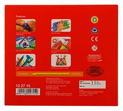 Faber-Castell Silinebilir Mum Boya, 15 Renk - Seçenekler: 15 Renk, 25 Renk