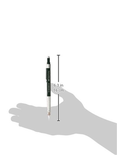 Faber-Castell Vario Lüx Versatil Kalem, 0.5 mm Uç, Sertlik Ayarlı Metal Uç, Silgili, Ergonomik Tutuş, Yeşil - Seçenekler: 0.5, 0.3-0.35, 0.9-10
