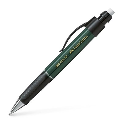 Faber-Castell Versatil Kalem Grip Plus, Uç Kalınlığı: 0,7 Mm, Gövde Rengi: Yeşil Metalik