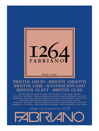 FABRIANO 1264 BRISTOL A4 - Seçenekler: A3, A4