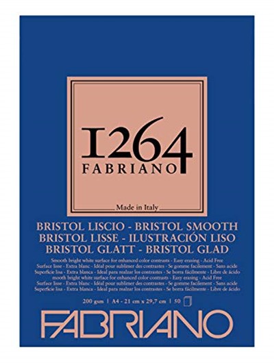 FABRIANO 1264 BRISTOL A4 - Seçenekler: A3, A4